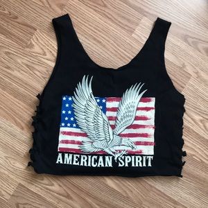 Forever21 logo crop top